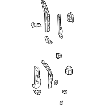 Toyota 61031-42010 Rear Panel Assembly