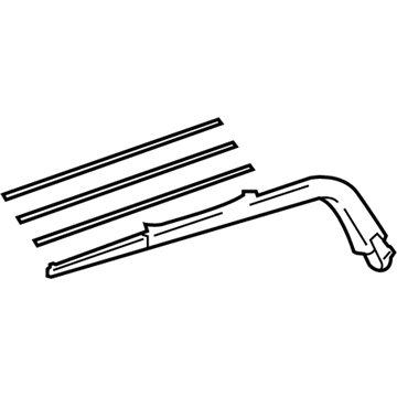 85240-52010 Toyota Wiper Arm Assembly, Rear Illustration 1 of 1