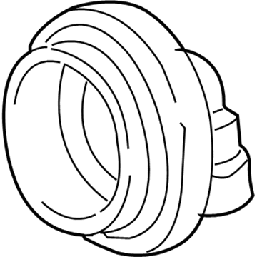 90069-81009 Toyota Fog Lamp Bulb Cover, Front Illustration 1 of 1