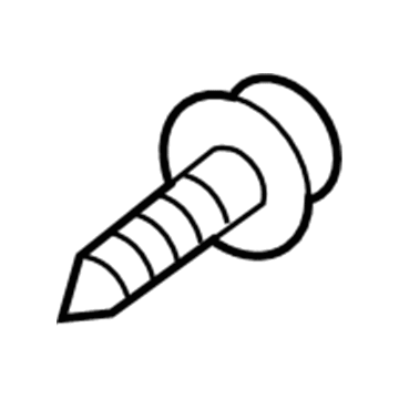 Toyota 90080-16106 Lower Column Cover Screw