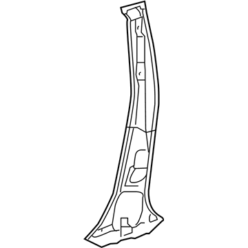 61308-06150 Toyota Inner Pillar, Driver Side Illustration 1 of 1