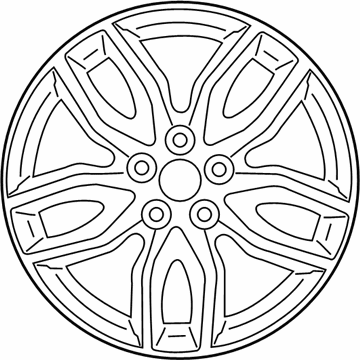 Scion 42611-21250 Wheel, Alloy