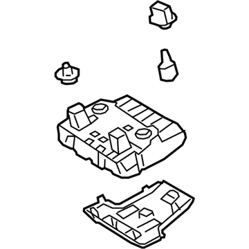 Toyota 81208-47120-B0 MAP Lamp Assembly