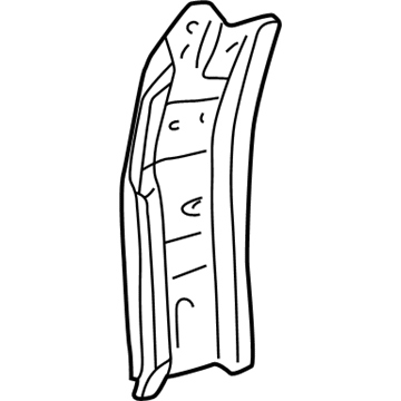 61123-0C010 Toyota Inner Hinge Pillar, Passenger Side Illustration 1 of 1