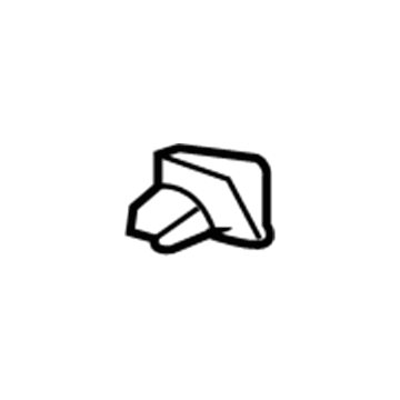 76865-0D030 Toyota Spoiler Assembly Retainer, Rear Illustration 1 of 1
