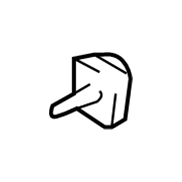 76889-0D040 Toyota Spoiler Assembly Clip, Rear Illustration 1 of 1