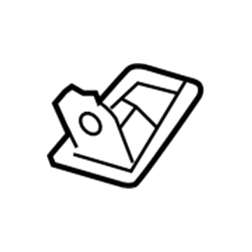 76893-0D903 Toyota Spoiler Cover, Passenger Side Illustration 1 of 1