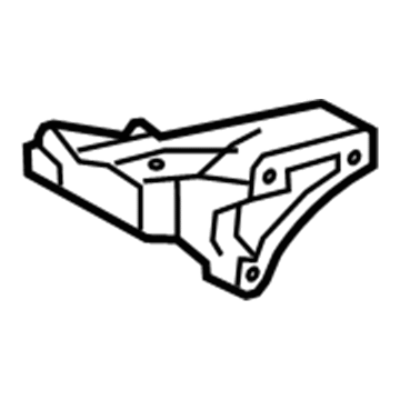 12315-31140 Toyota Side Bracket, Passenger Side Illustration 1 of 1