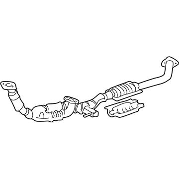 Toyota Sienna Exhaust Pipe - 17410-0A310