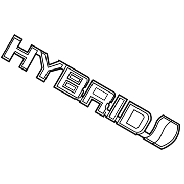 Toyota Prius Emblem - 75374-47150