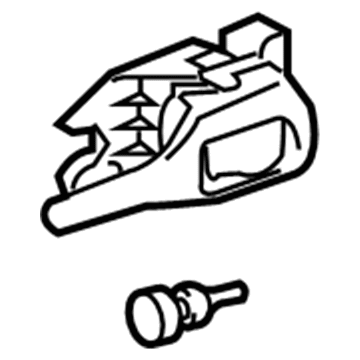 69205-02250-A0 Toyota Handle, Inside, Passenger Side Illustration 1 of 1