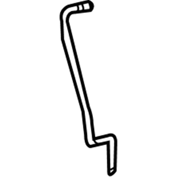 69311-02260 Toyota Lock Rod, Passenger Side Illustration 1 of 1