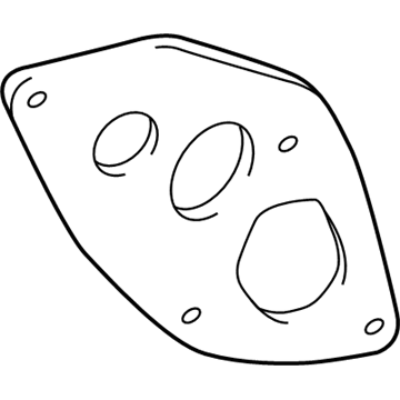 81554-06470 Toyota Lens & Housing Gasket, Rear Illustration 1 of 1