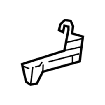 71874-60110 Toyota Lower Shield, Driver Side Illustration 1 of 1