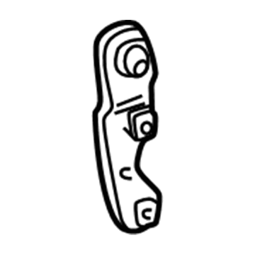 44442-52020 Toyota Power Steering Pump Rear Bracket Illustration 1 of 1