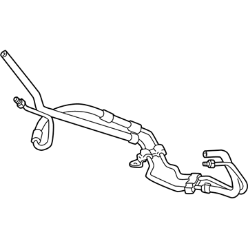 44410-52041 Toyota Power Steering Pressure Hose, Front Illustration 1 of 1