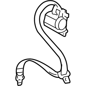 Scion 73310-21041-C0 Center Seat Belt