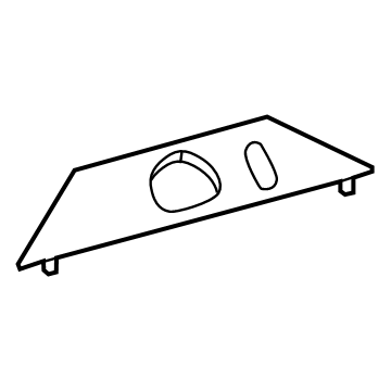 Toyota 64798-0C010-C0 Lock Cover