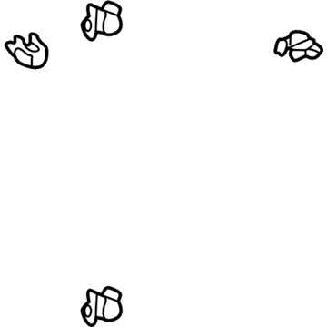 Toyota Fuel Line Clamps - 90469-22001