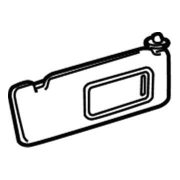 Toyota 74310-3D040-B0 Sunvisor
