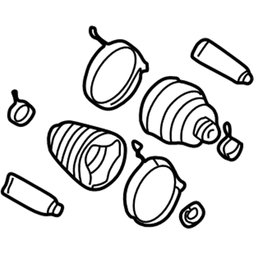 Toyota 04438-20135 Boots