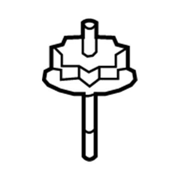 51931-12140 Toyota Spare Retainer Illustration 1 of 1