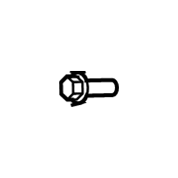 93269-55012 Toyota Side Bracket Screw, Rear Illustration 1 of 1