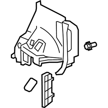 64730-12360-B0 Toyota Side Trim Panel, Passenger Side Illustration 1 of 1