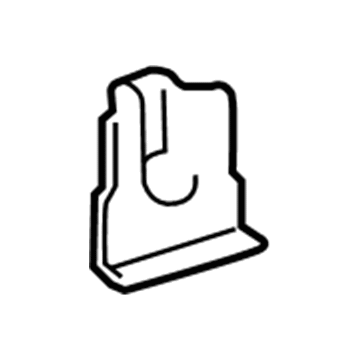 16611-0A010 Toyota Reservoir Assembly Mount Bracket Illustration 1 of 1