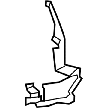 53420-04020 Toyota Hinge, Driver Side Illustration 1 of 1