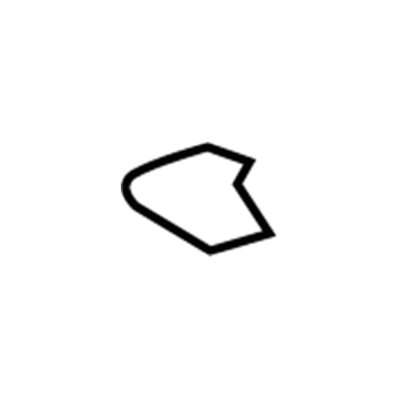 58743-0C040 Toyota Hood Cushion, Rear Illustration 1 of 1