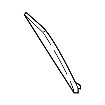 81598-WB001 Toyota Trim Cover Protector, Driver Side Illustration 1 of 1