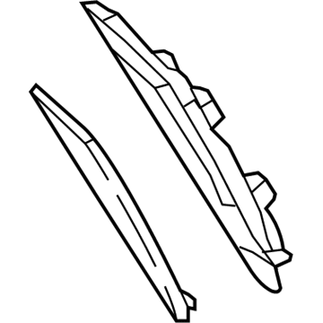 81962-WB001 Toyota Trim Cover, Driver Side Illustration 1 of 1