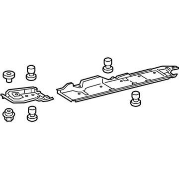 Toyota 58167-06020 Under Cover