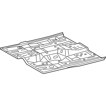 Toyota 58111-06061 Front Floor Pan