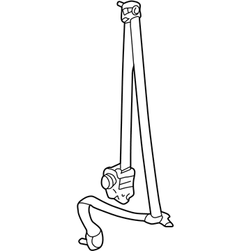 Toyota 73360-0C020-B0 Belt & Retractor