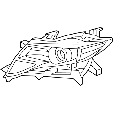 Toyota 81145-0T010 Lens & Housing