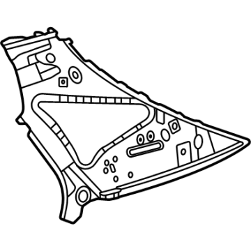 Toyota 61732-48100 Inner Quarter Reinforcement