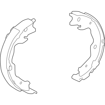 Toyota GR Corolla Parking Brake Shoes - 46540-42020