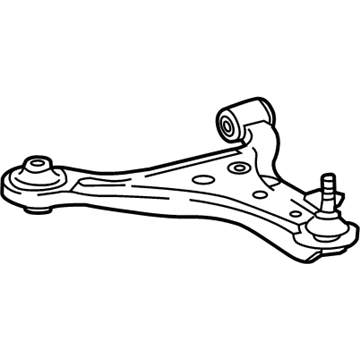 48068-79018 Toyota Lower Control Arm, Passenger Side Illustration 1 of 1