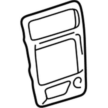 55413-02020-B0 Toyota Center Bezel, Lower Illustration 1 of 1