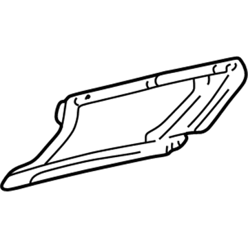 55433-02030-B1 Toyota Finish Panel Illustration 1 of 1