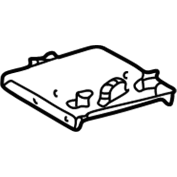 74104-02010 Toyota Ashtray Retainer Illustration 1 of 1