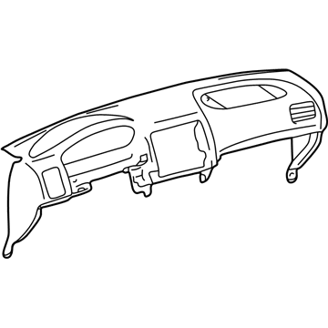 55300-02010-B0 Toyota Instrument Panel Illustration 1 of 1