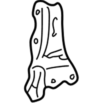 Toyota 52011-AD010 Arm, Passenger Side 52011-AD010 Toyota Arm, Passenger Side Illustration 1 of 1