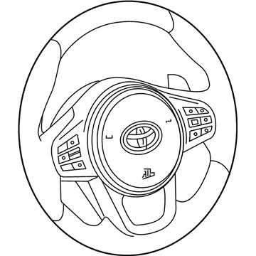 Toyota 45100-WAA04 Steering Wheel