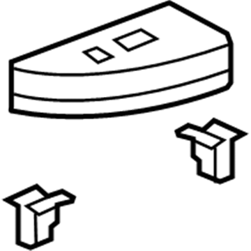 Toyota 74231-0C140 Switch Bezel