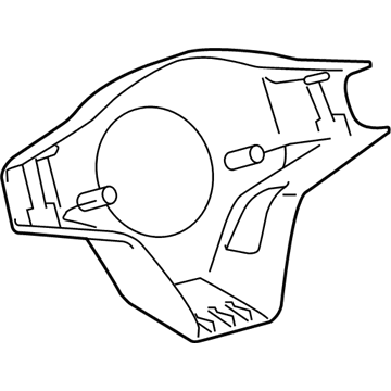 Toyota Steering Column Cover - 45184-12370-C0