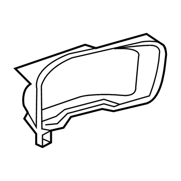 Toyota 55410-16010-C2 Cluster Visor