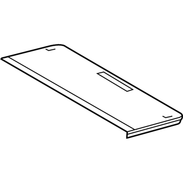 64903-09010 Toyota Tonneau Cover, Rear Illustration 1 of 1